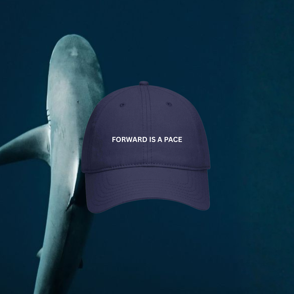 FORWARD IS A PACE - DAD CAP - NAVY