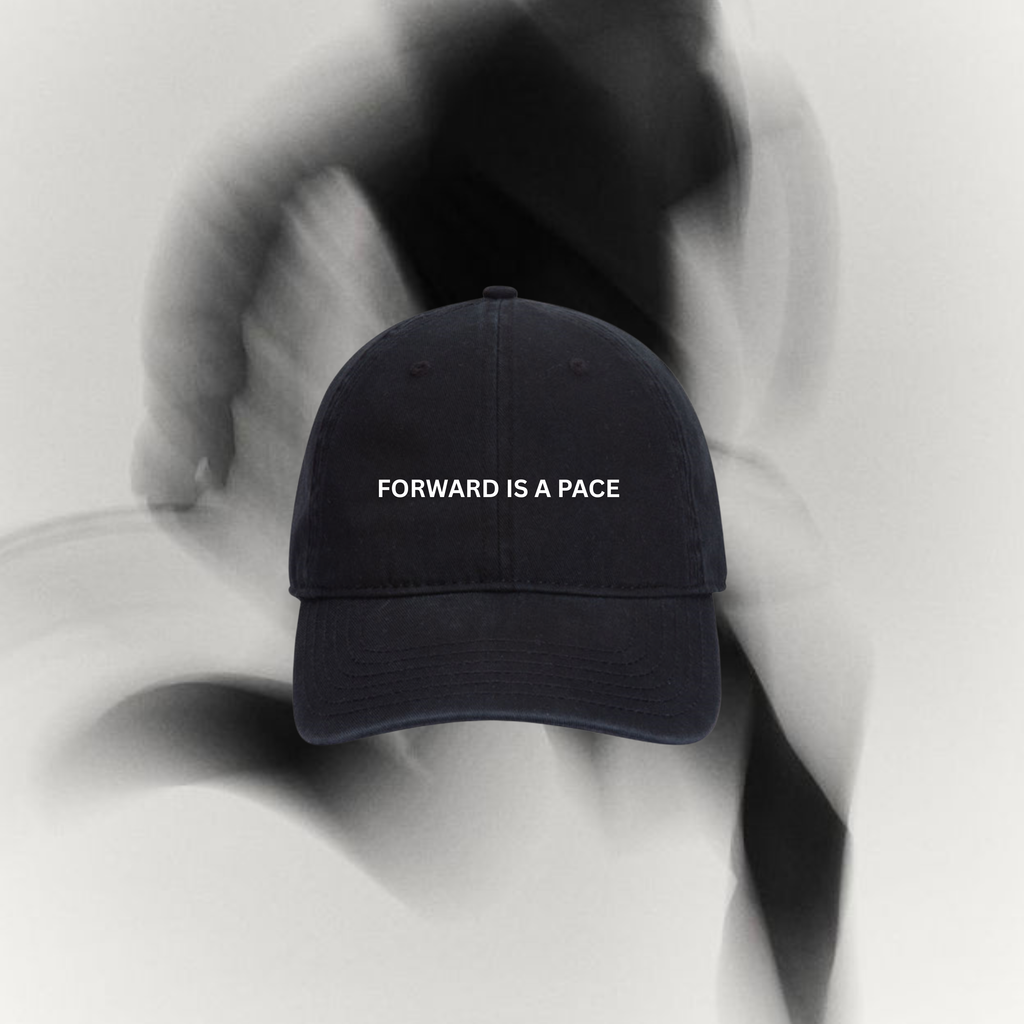 FORWARD IS A PACE - DAD CAP - BLACK