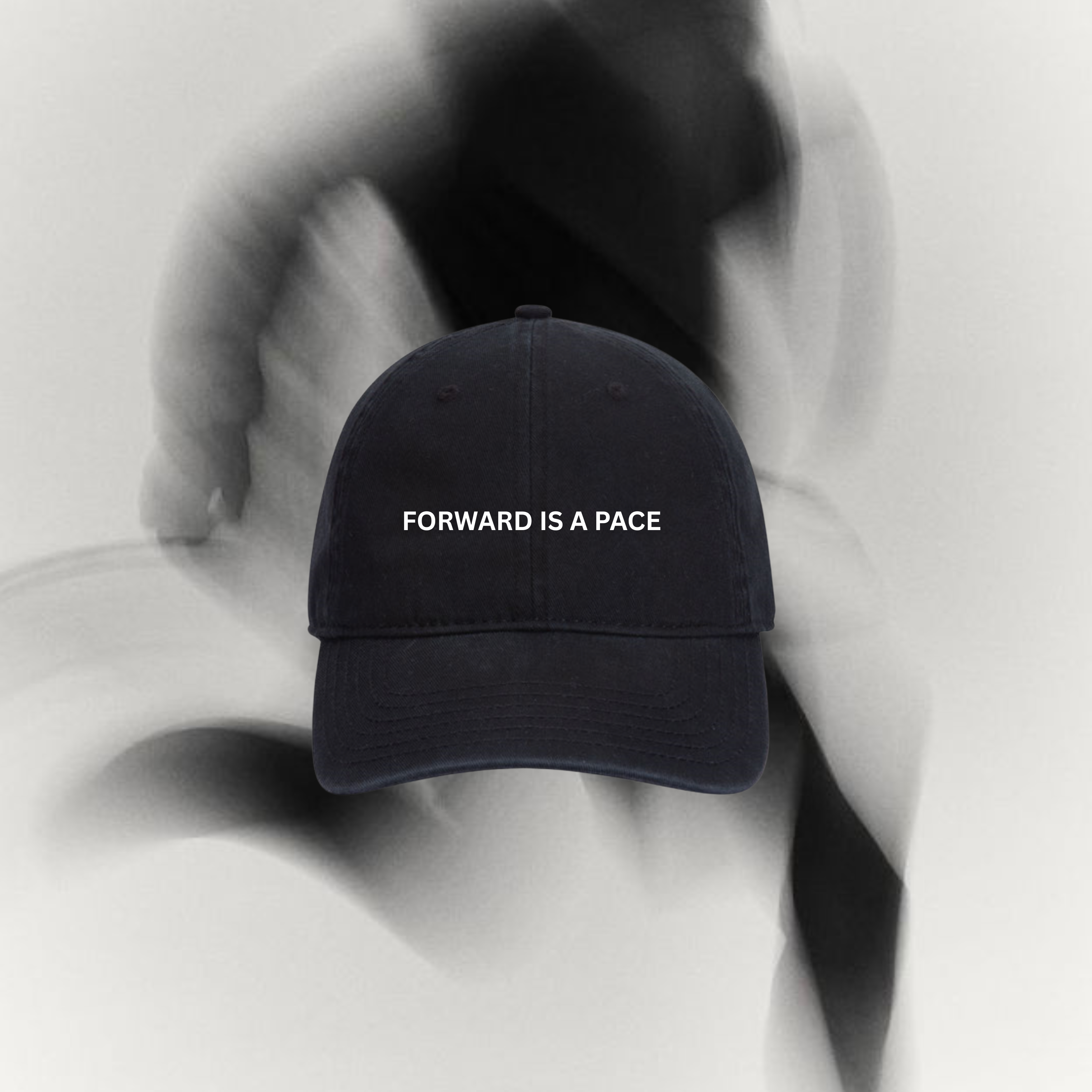 FORWARD IS A PACE - DAD CAP - BLACK