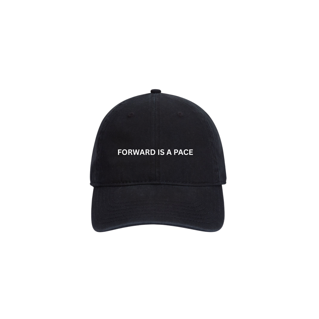 FORWARD IS A PACE - DAD CAP - BLACK
