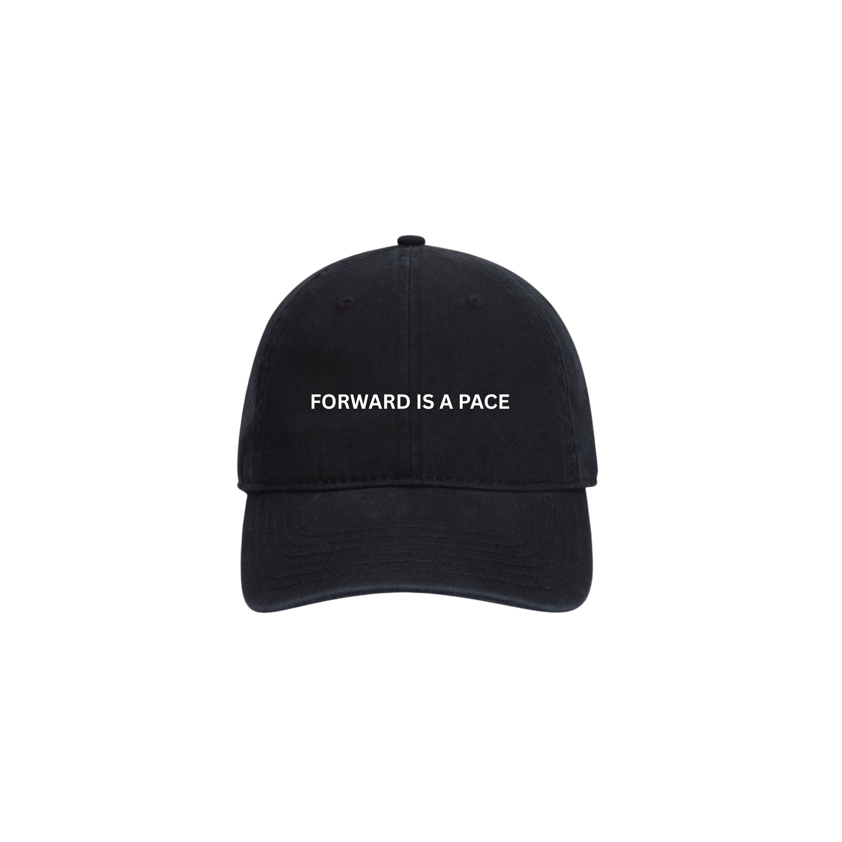 FORWARD IS A PACE - DAD CAP - BLACK
