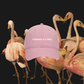 FORWARD IS A PACE - DAD CAP - DUSTY ROSE