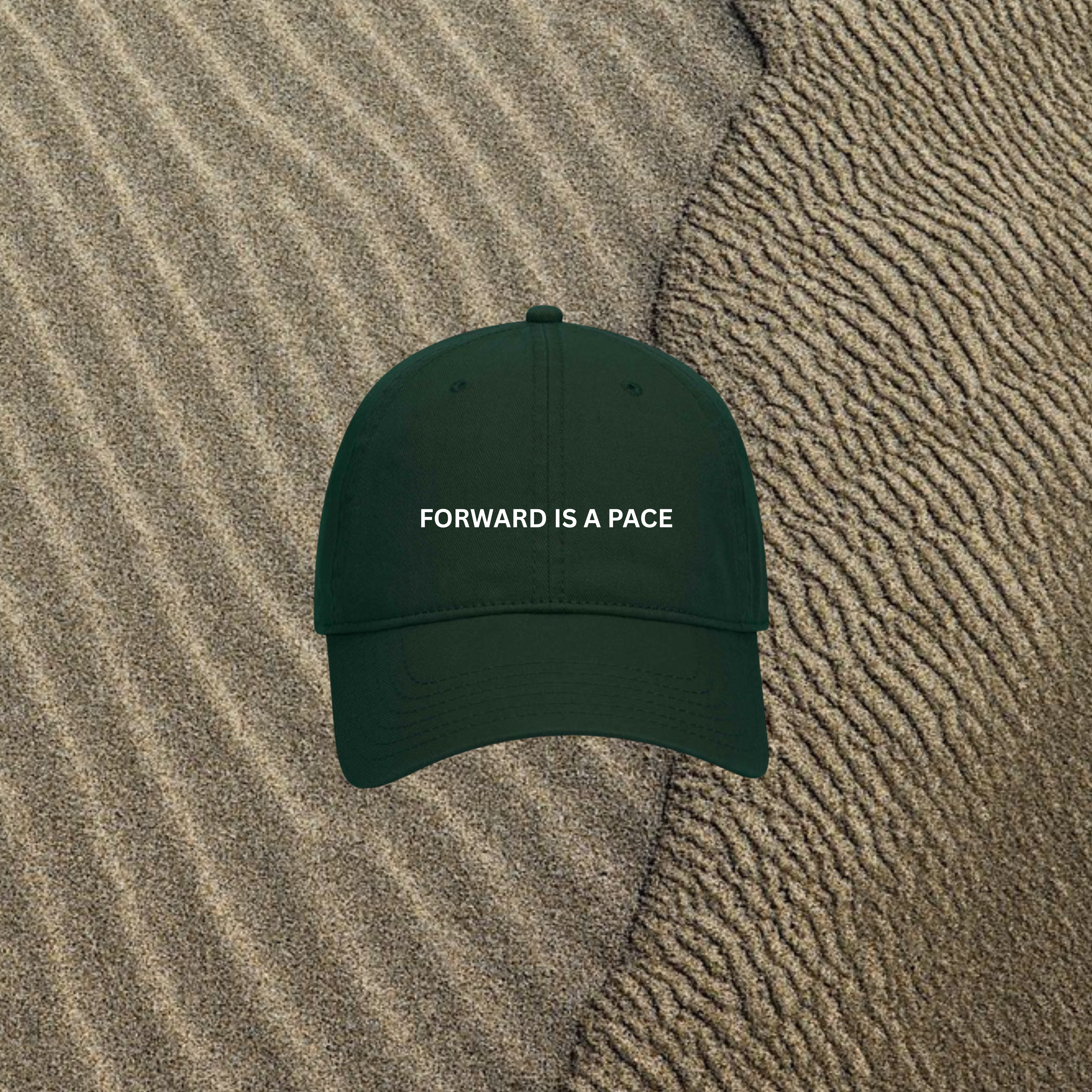 FORWARD IS A PACE - DAD CAP - DARK GREEN