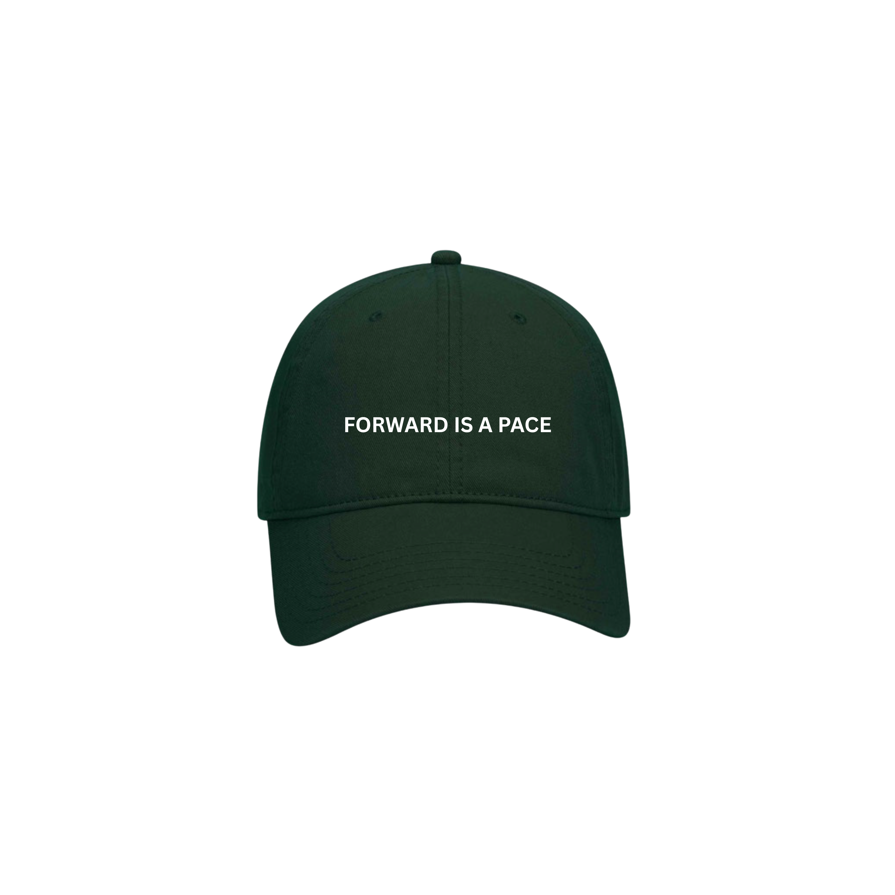 FORWARD IS A PACE - DAD CAP - DARK GREEN