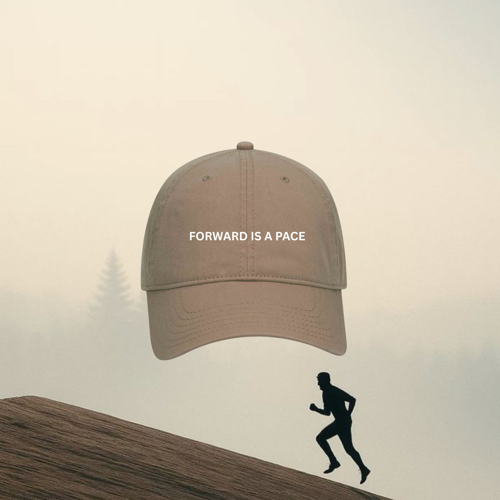 FORWARD IS A PACE - DAD CAP - DARK KHAKI