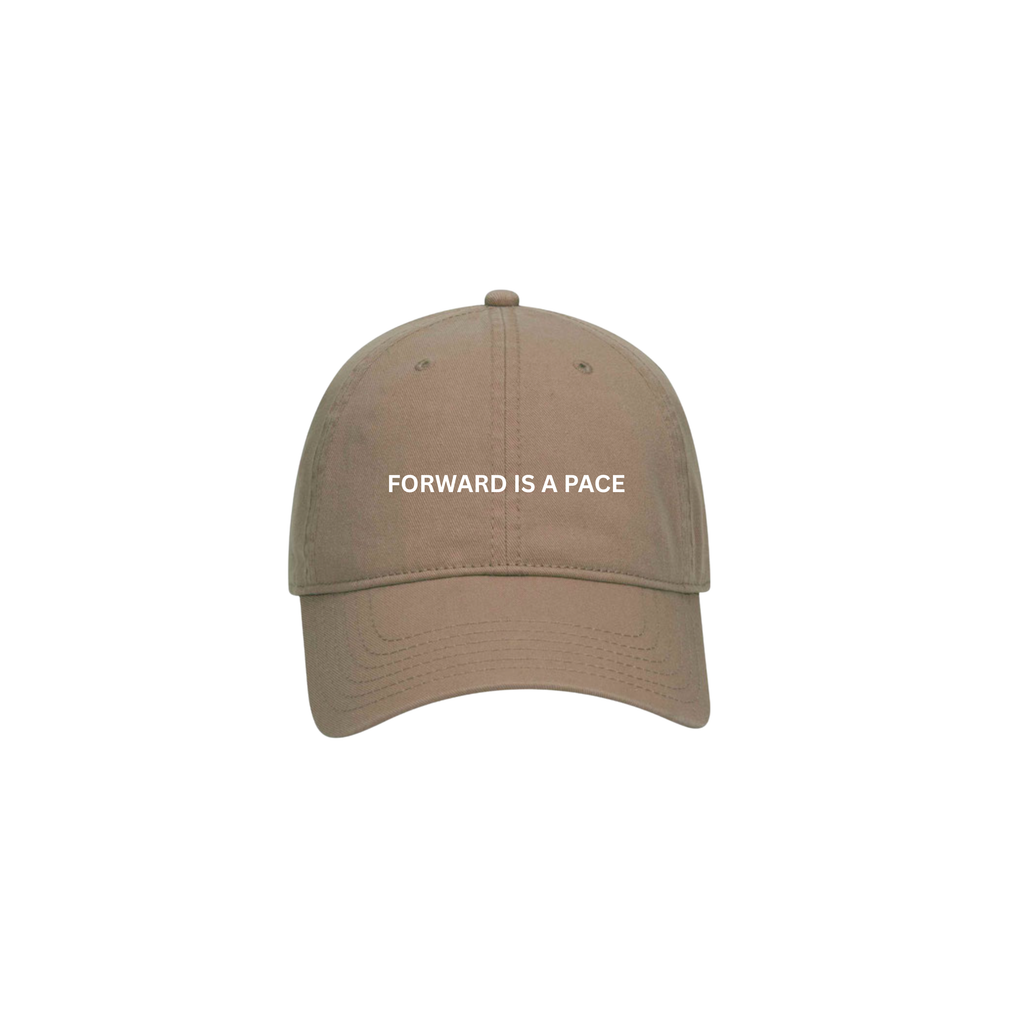 FORWARD IS A PACE - DAD CAP - DARK KHAKI