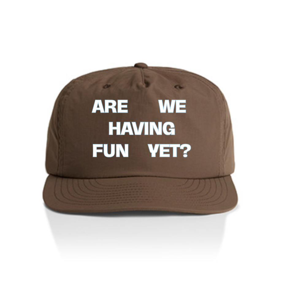 ARE WE HAVING FUN YET? - WALNUT